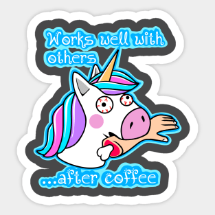 After coffee Sticker